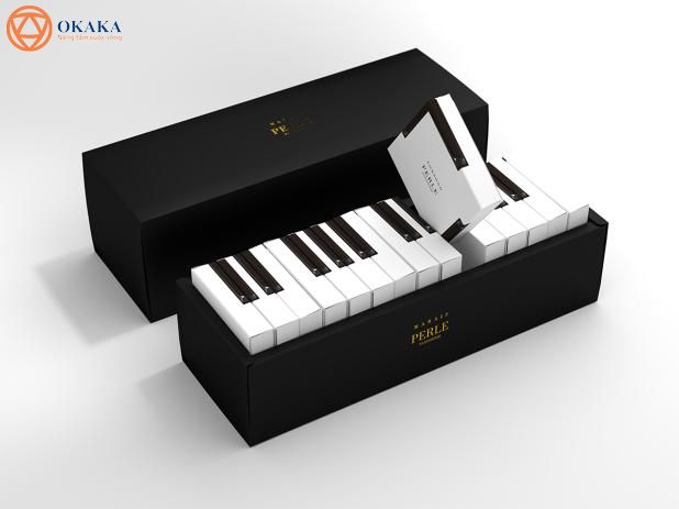 Trong cuộc đua giành Giải thưởng Thiết kế A’ Design Award 2017, thương hiệu bánh Marais Perle đã góp mặt tranh tài với thiết kế bao bì lấy cảm hứng từ đàn piano hết sức sáng tạo và bắt mắt.