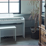 Với thiết kế tủ đứng phù hợp mọi không gian nội thất, hệ thống 3 pedal và bàn phím Hammer Action làm bằng ngà voi tổng hợp hứa hẹn mang lại âm thanh piano chân thực nhất, PX-870 quả thực có nhiều cải tiến hơn so với model PX-860 trước đây. Điều này có nghĩa là đàn piano điện Casio PX-870 mới ra mắt năm 2017 đang soán ngôi đàn piano điện đỉnh nhất của dòng Privia.